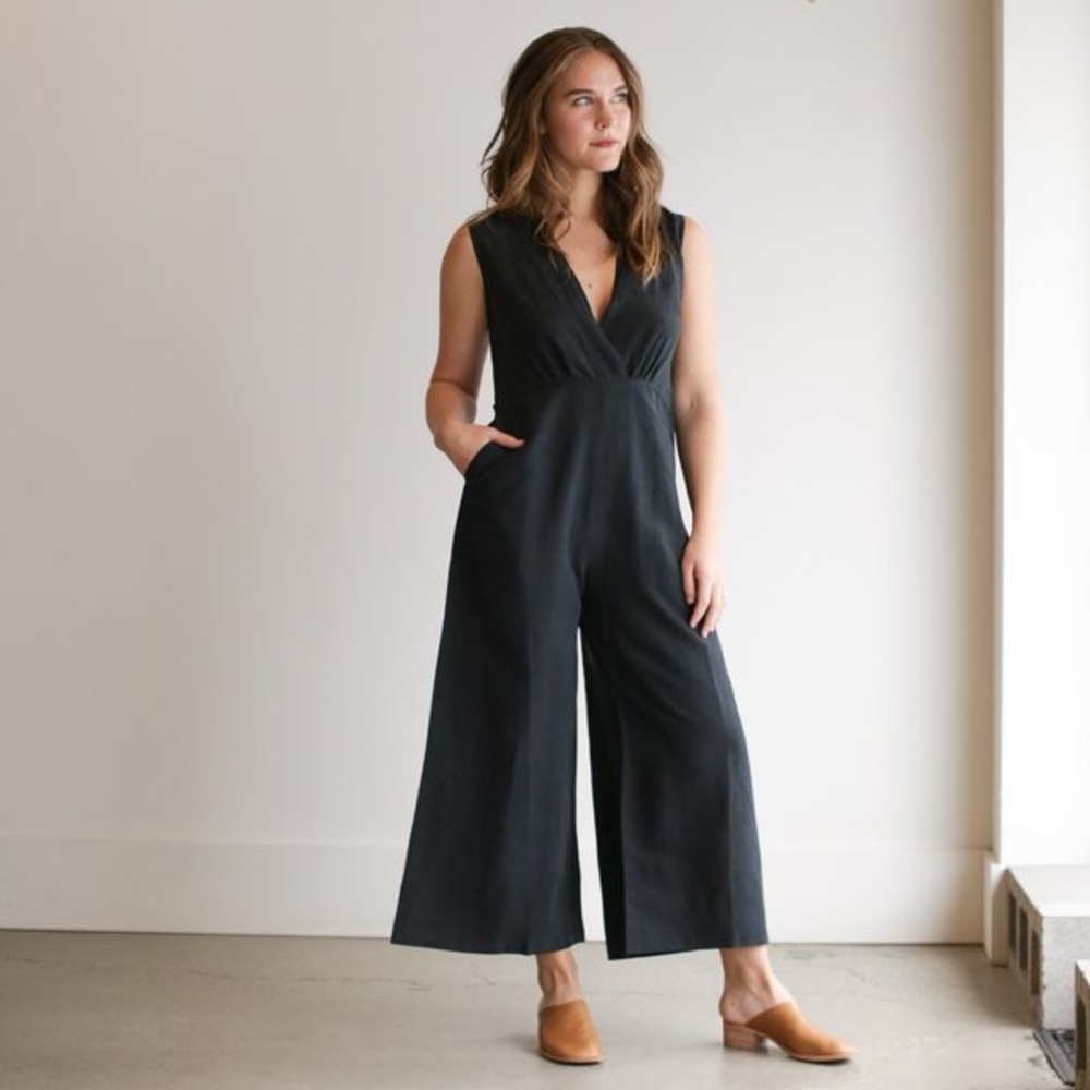 Silk + Linen Ozma Jumpsuit